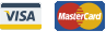 Visa & Mastercard logos